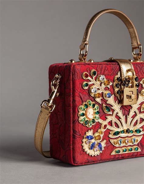 dolce gabbana knitted bag|dolce and gabbana red purse.